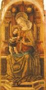 CRIVELLI, Carlo, Virgin and Child Enthroned around